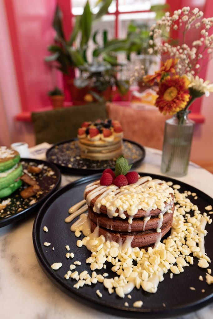 American Pancake: Lady in Red