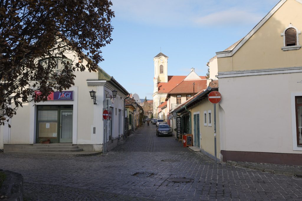 Straat in Szentendre.