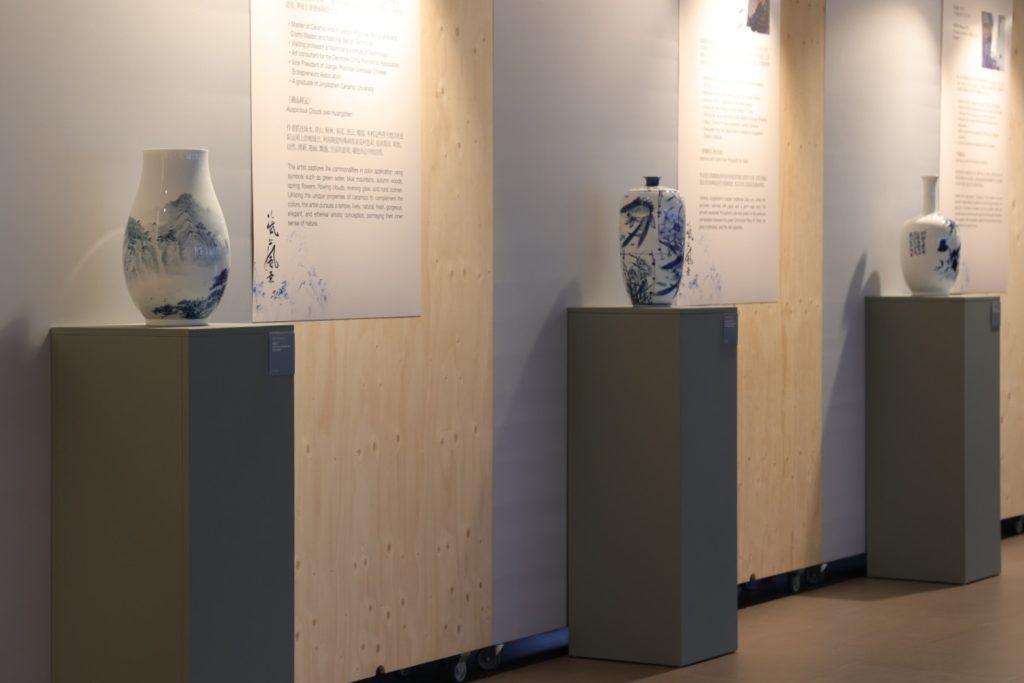 Keramiek tentoonstelling in Chinees Cultureel Centrum Den Haag.
