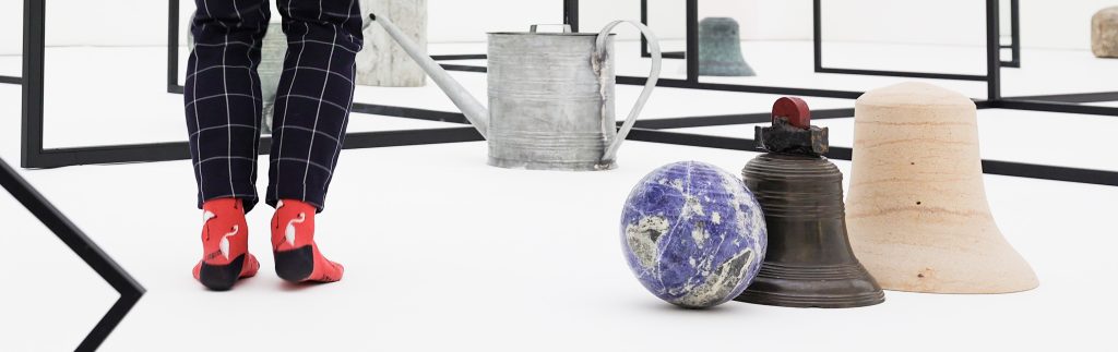 Silent hour at Museum Voorlinden Exhibition. Socks.