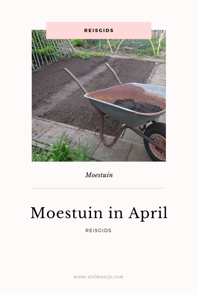 Reisgids. Moestuin in april.