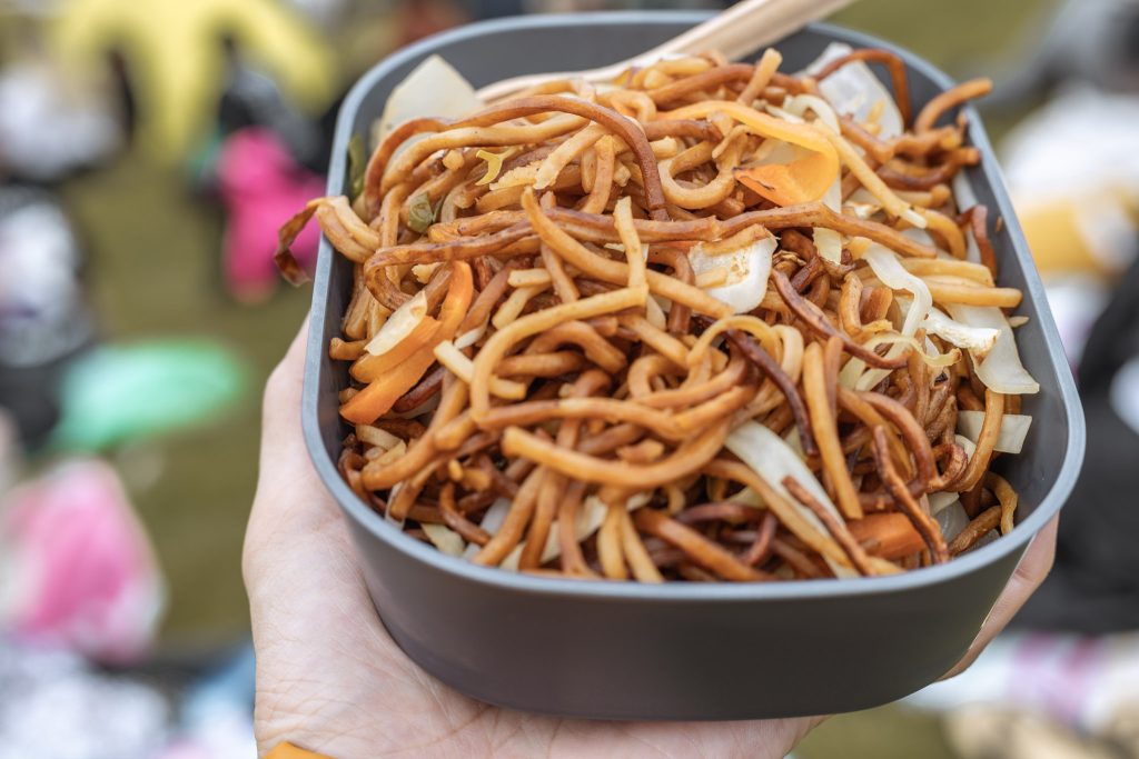 Yaki Soba. Japanese noodles
