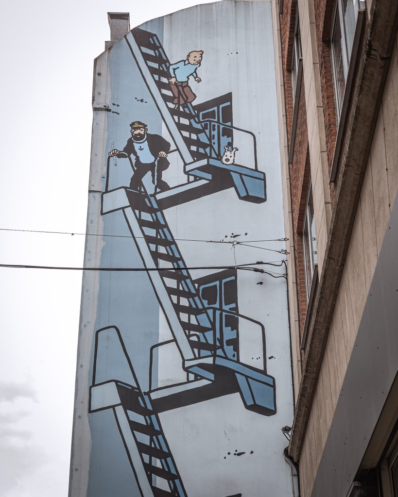 Kuifje. Stripwandeling in Brussel