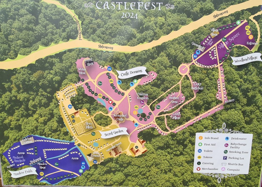 Plattegrond van Castlefest